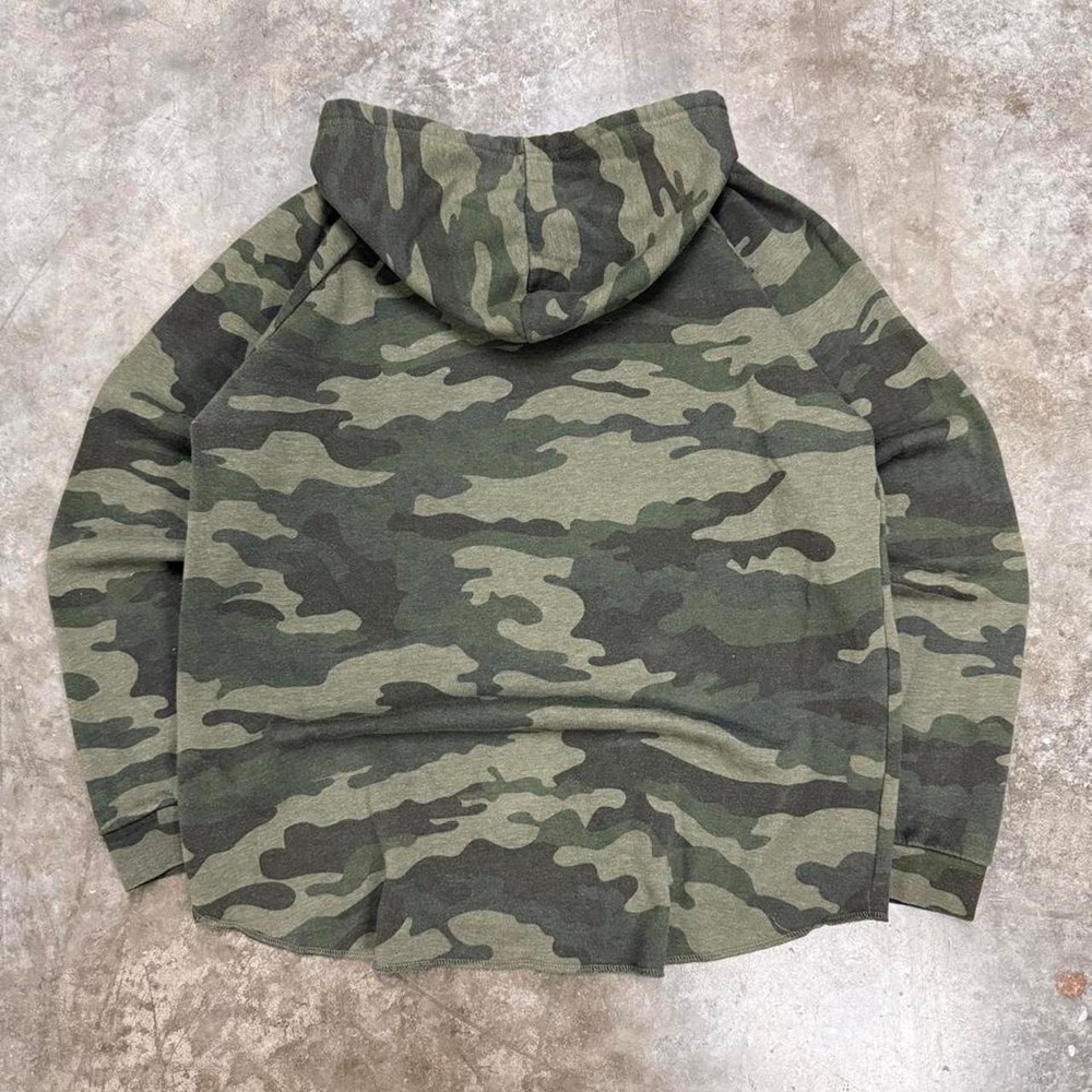 Y2K Remington Camo Fleece Lined Hoodie Size XL - Picture 2 of 3